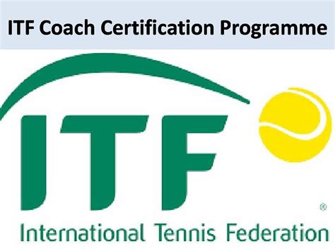 itf coaching training.